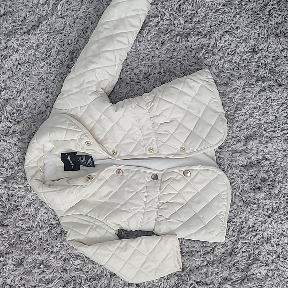 Off White Puffer Coat